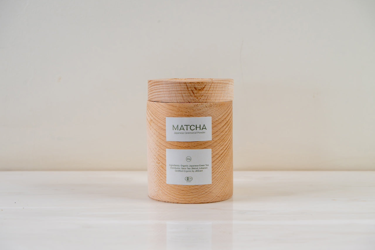 The Japanese Ceremonial Matcha Wood Tin (30g)